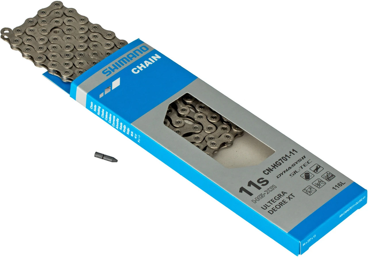 Shimano Ultegra / XT / E-Bike Kette CN-HG701-11 11-fach 1 Shimano Ultegra / XT / E-Bike Kette CN-HG701-11 11-fach