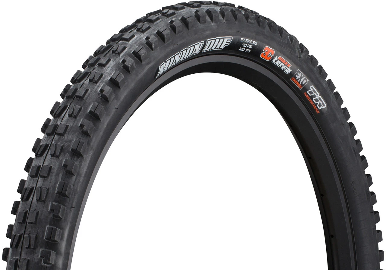 MAXXIS Minion DHF 3C MaxxTerra EXO WT TR 27,5+ Faltreifen 1 MAXXIS Minion DHF 3C MaxxTerra EXO WT TR 27,5+ Faltreifen