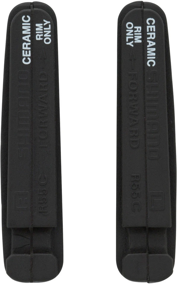 Shimano Bremsgummis R55C Dura-Ace, Ultegra, 105 Für Keramikfelgen - 2 Paar 2 Shimano Bremsgummis R55C Dura-Ace, Ultegra, 105 Für Keramikfelgen - 2 Paar - Image 2