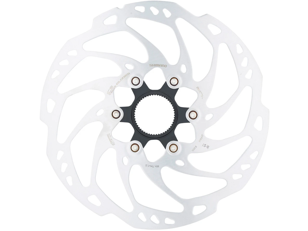 Shimano Bremsscheibe SM-RT70 Center Lock Für SLX Mit Innenverzahnung 7 Shimano Bremsscheibe SM-RT70 Center Lock Für SLX Mit Innenverzahnung - Image 7