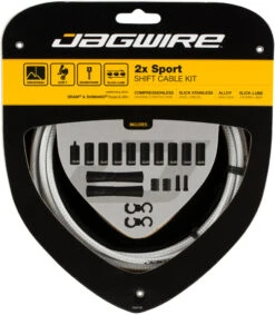 JAGWIRE 2X Sport Schaltzugset -Bike Tech Geschäft 319253