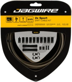 JAGWIRE 2X Sport Schaltzugset -Bike Tech Geschäft 319255