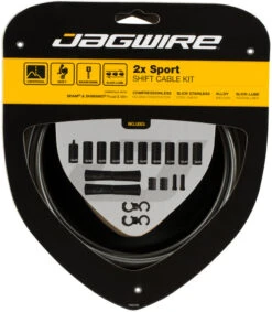 JAGWIRE 2X Sport Schaltzugset -Bike Tech Geschäft 319263