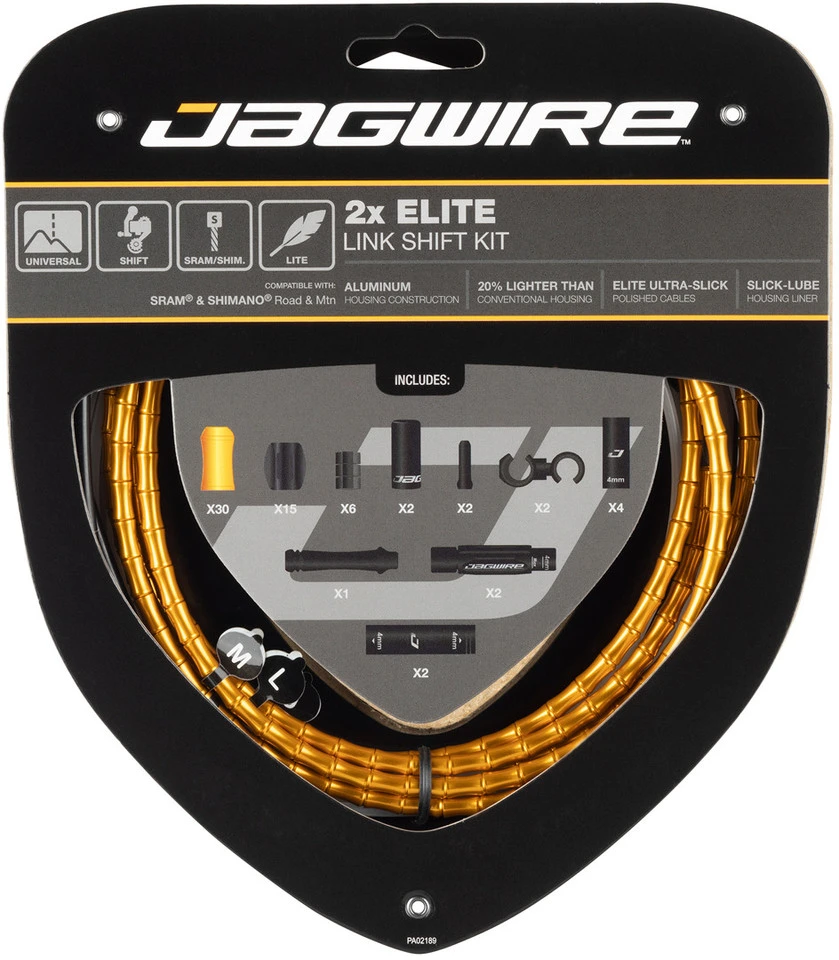 JAGWIRE 2X Elite Link Schaltzugset 11 JAGWIRE 2X Elite Link Schaltzugset - Image 11