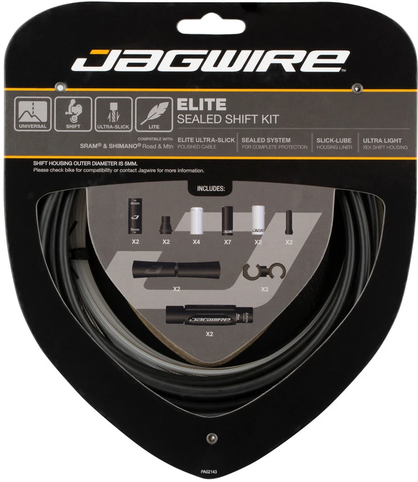 JAGWIRE 2X Elite Sealed Schaltzugset 1 JAGWIRE 2X Elite Sealed Schaltzugset