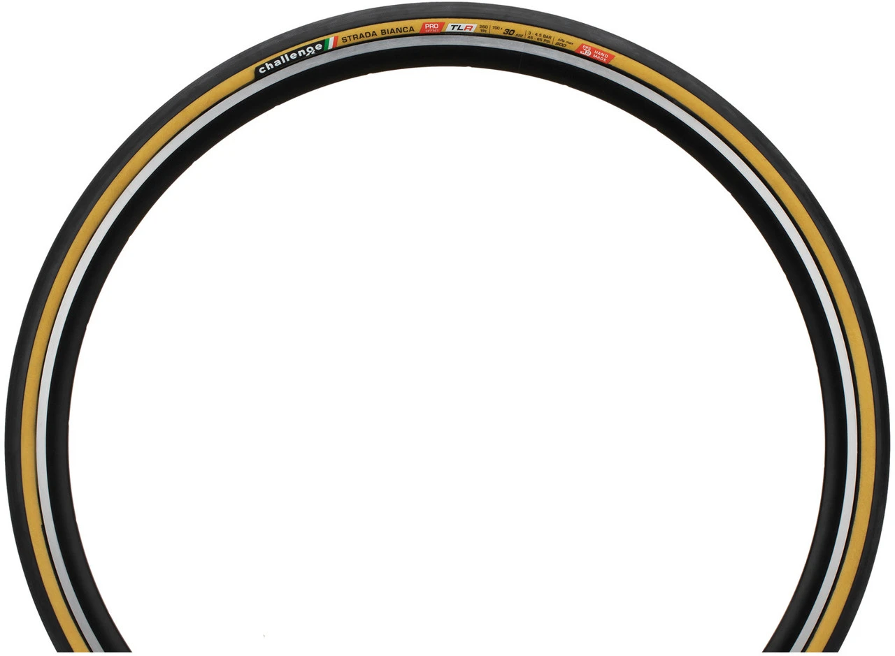 Challenge Strada Bianca Pro Handmade TLR 28" Faltreifen 2 Challenge Strada Bianca Pro Handmade TLR 28" Faltreifen - Image 2