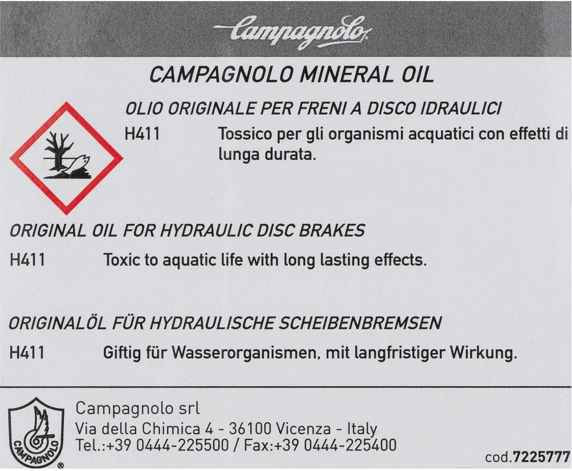 Campagnolo® Ekar Bremsflüssigkeit Mineralöl 2 Campagnolo® Ekar Bremsflüssigkeit Mineralöl - Image 2