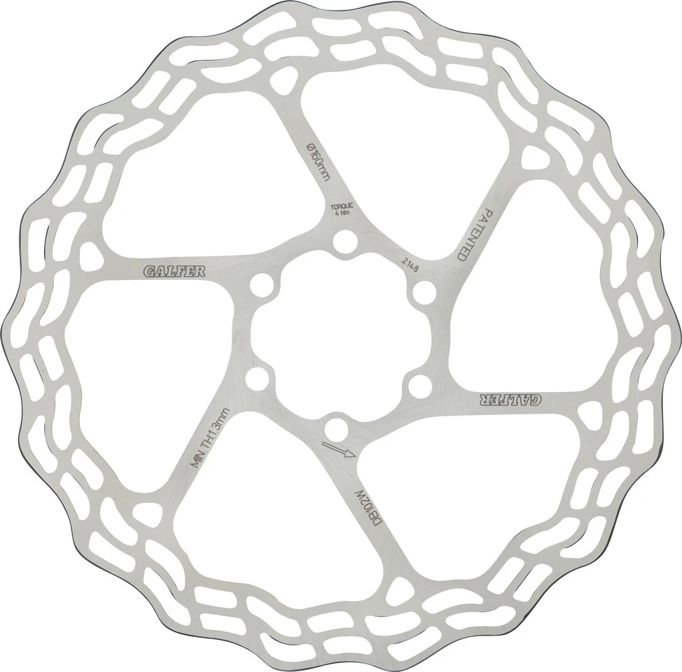 GALFER Fixed Disc Wave 1,8 Mm Road 6-Loch Bremsscheibe 3 GALFER Fixed Disc Wave 1,8 Mm Road 6-Loch Bremsscheibe - Image 3