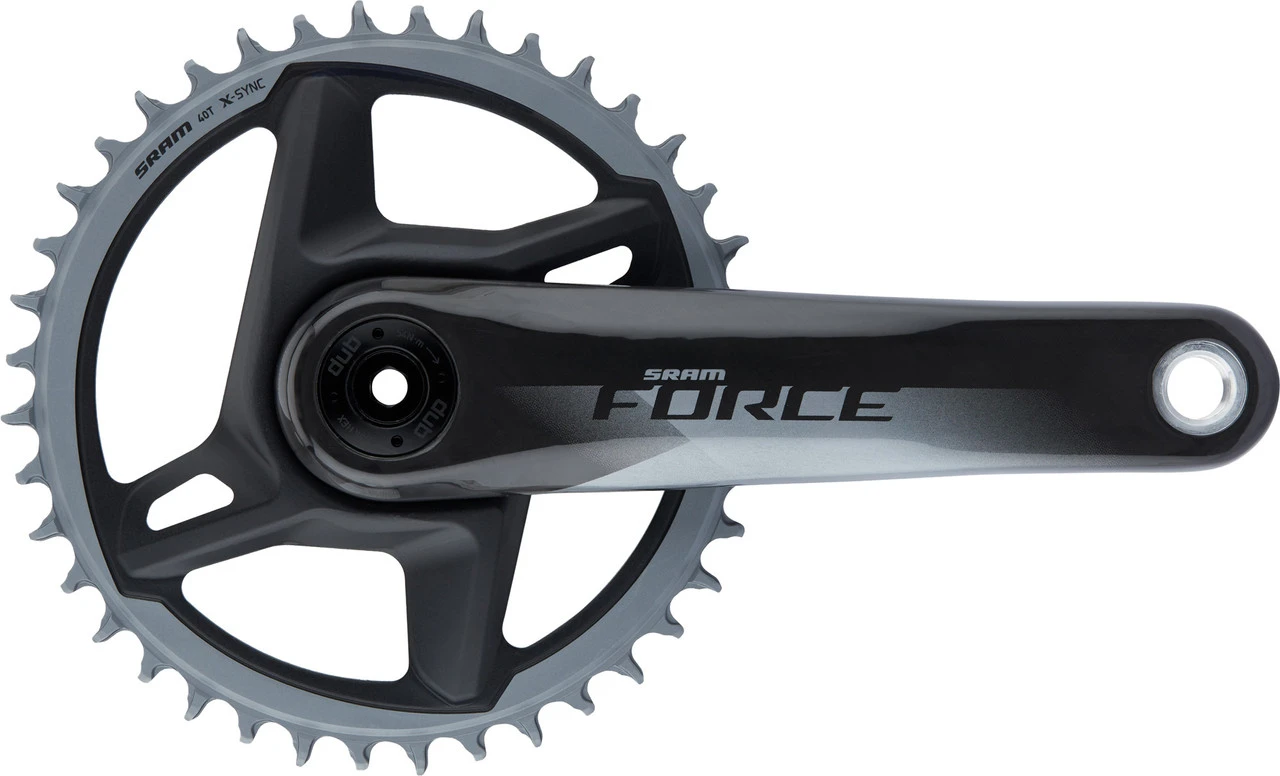 SRAM Force 1 DUB DM 1x12-fach Carbon Kurbelgarnitur 1 SRAM Force 1 DUB DM 1x12-fach Carbon Kurbelgarnitur