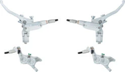 HOPE Tech 4 E4 V+h Set Scheibenbremse Mit Kunststoffleitung -Bike Tech Geschäft 481824