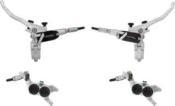 HOPE Tech 4 E4 V+h Set Scheibenbremse Mit Kunststoffleitung -Bike Tech Geschäft 481827